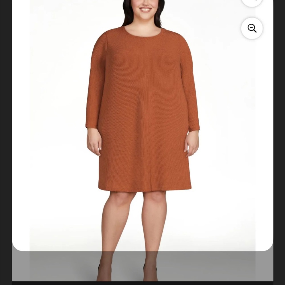 NWT 3X ribbed stretchy dress 649